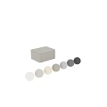 Modern Light Gray Dresser With Sleek Surface And Simple Design Structure