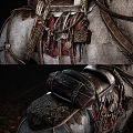 horse horse saddle 3d model