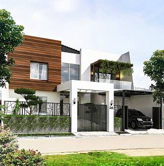 Modern Villa Homestay 3d model