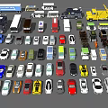 Collection of Assorted Car Models Featuring Different Colors and Vehicle Styles