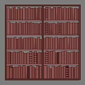 Colorful Books Neatly Arranged On Multiple Bookshelves With Various Colored Spines