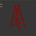 Diving Platform Diving Base Mobile Iron Frame Mobile Iron Ladder Movable Ladder Competition Watch Rack Outdoor Items 3d model