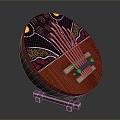 Erhu Drum Pipa Music Equipment Music Equipment Equipment Equipment Equipment Equipment Musical Instruments 3d model