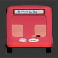Pink Sweet Mini Bus Shaped Food Truck For Happy Chili Birthday Celebration