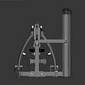 Strength Training Fitness Machine With Seated Position And Metal Frame Design
