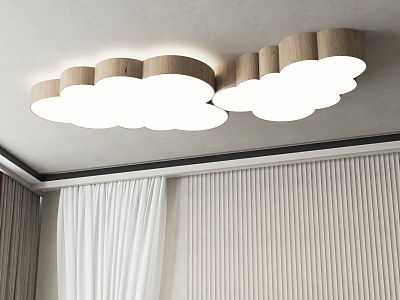 Modern ceiling lamp cloud lamp 3d model