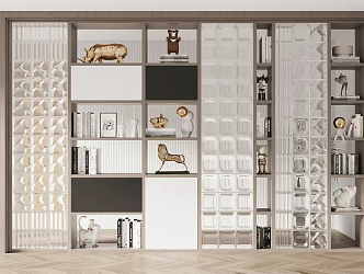Modern Decorative Cabinet 3d model