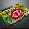 Delicious Japanese KitKat Melon Flavor Chocolate Snack Bar Green Packaging