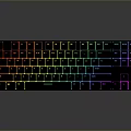 RGB Backlit Mechanical Keyboard With Colorful LED Lights For Gaming Use