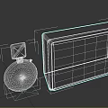 White Circular Speaker And Black Rectangular Audio Device Design