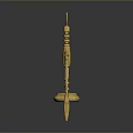 Golden Corkscrew With Gear Design Spiral Tip And Stable Stand For Home Use