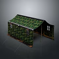 Outdoor Furniture Camouflage Tent With Side Windows And Durable Design