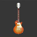 Red Sunburst Electric Guitar With Mahogany Body Rosewood Neck And Dual Humbuckers
