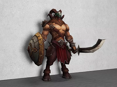 Modern Game Characters 3d model