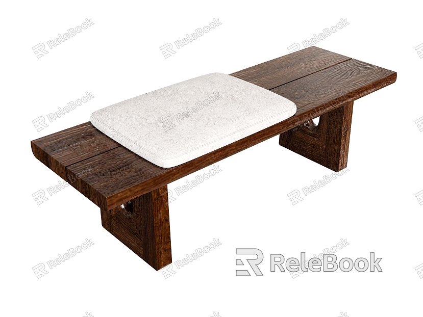 Stool Bench Bed End Stool Low Stool Sofa Cushion model