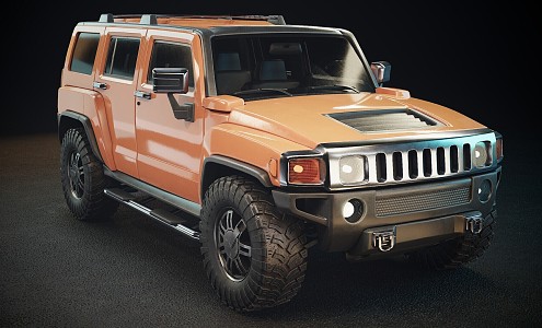 Hummer Car Hummer H3 Car 3d model