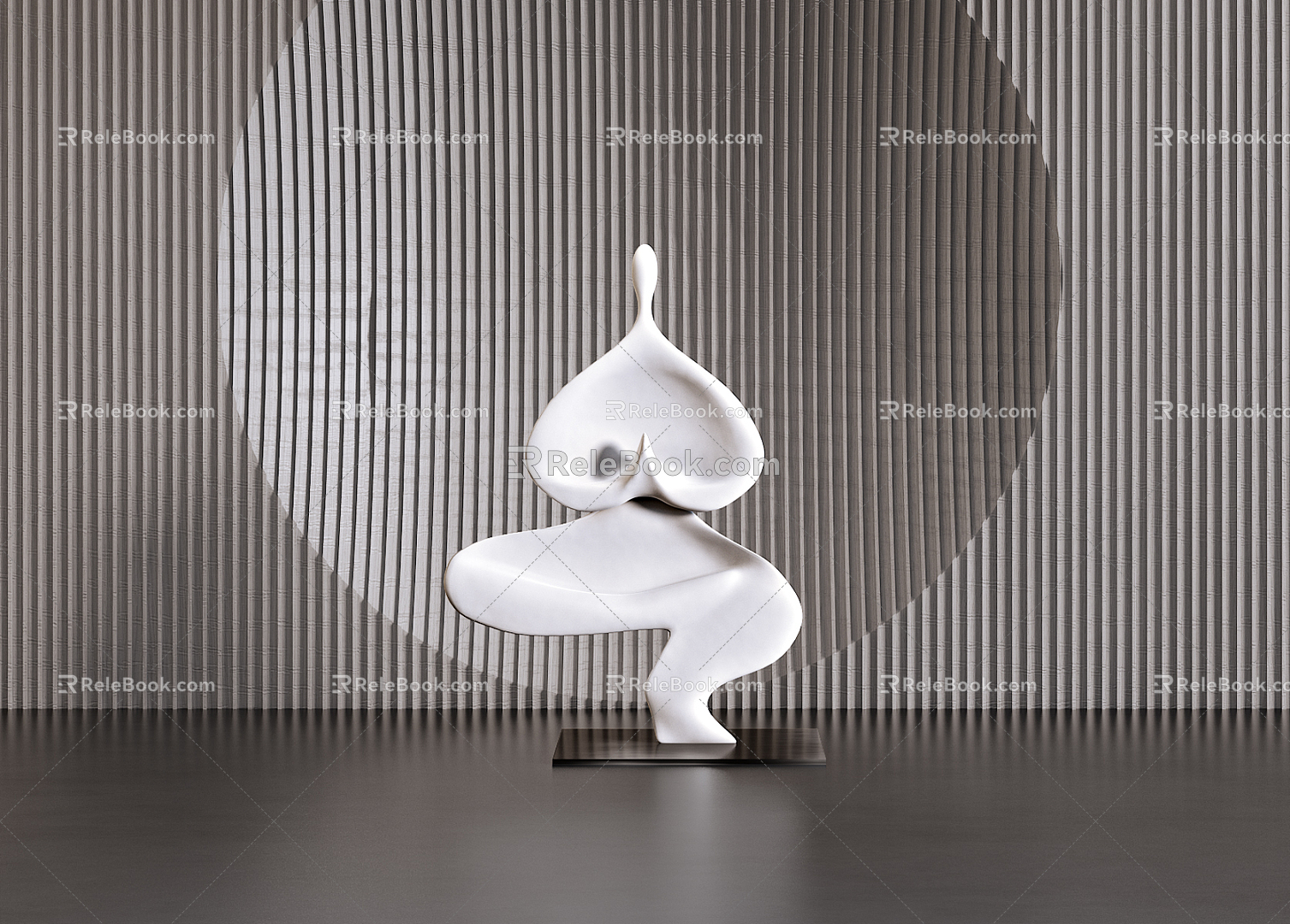 Modern sculpture abstract Zen figure sculpture ornaments model