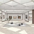 Modern Clothing Store Interior With Open Layout And Fashion Apparel Displays