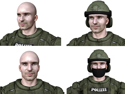 Modern Men Special Forces 3d model