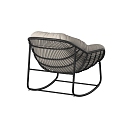 Modern Single Recliner Rattan Recliner 3d model