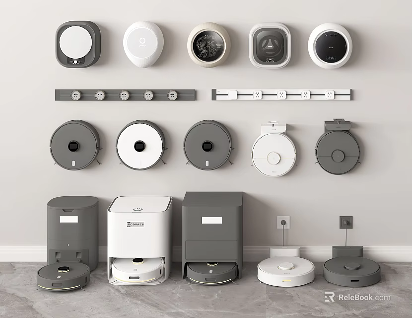 Modern Washing Machine Models with Sleek Design and Smart Features 3d model