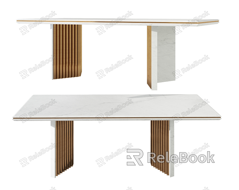 Modern dining table model