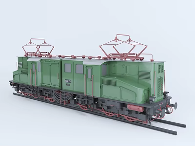 Modern train tram carriages 3d model