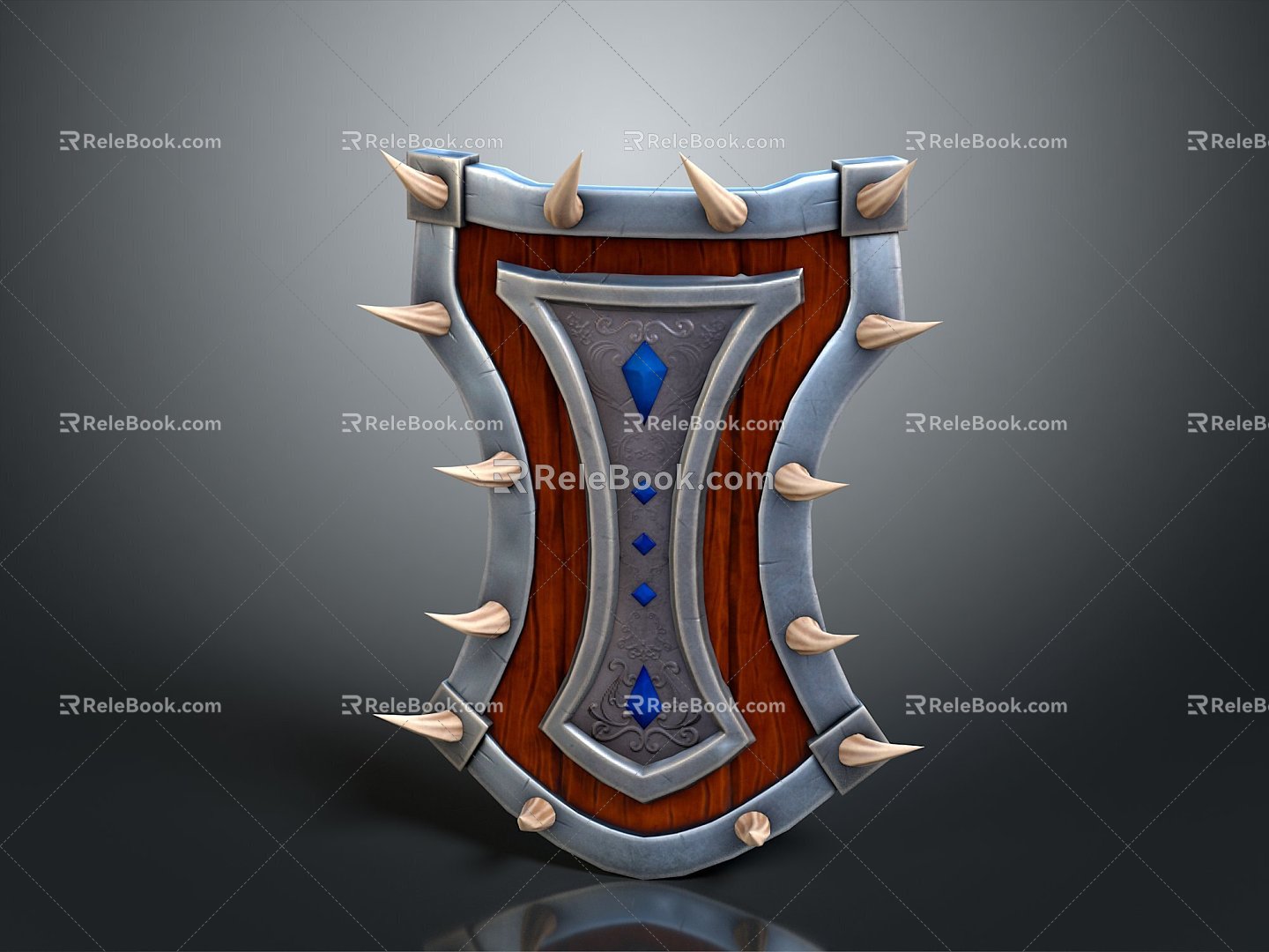 Contradiction Medieval Shield Ancient Shield Shield Shield Defensive Weapon Ancient Shield Iron Shield Protective Shield 3d model