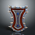 Contradiction Medieval Shield Ancient Shield Shield Shield Defensive Weapon Ancient Shield Iron Shield Protective Shield 3d model