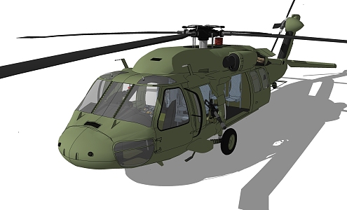 Modern Helicopter 3d model