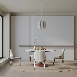 Modern table combination 3d model