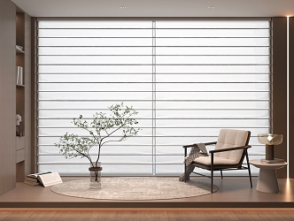 modern curtain roller blinds venetian blinds roman blinds dream blinds 3d model