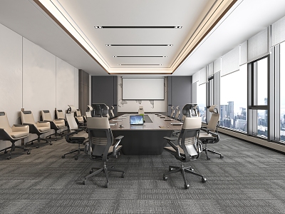 Modern Conference Room 3d model