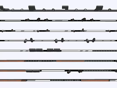 Modern spotlights, non-vermilion lights, magnetic suction lights, spotlights, track lights 3d model