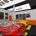 Professional 4S Auto Service Center Offering Car Repair Maintenance Beauty Services With Workshop Bays And Equipment