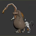 Cartoon Animal Characters Including Lion Zebra Giraffe And Pig Standing Together