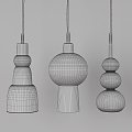 Modern chandelier Bill Bokalgan Northern Vision 3d model