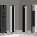 Four Modern Tower Air Cooler Fans With Sleek Design And Various Colors For Home Use