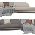 Modern Giorgetti Multiplayer Sofa Corner Sofa 3d model