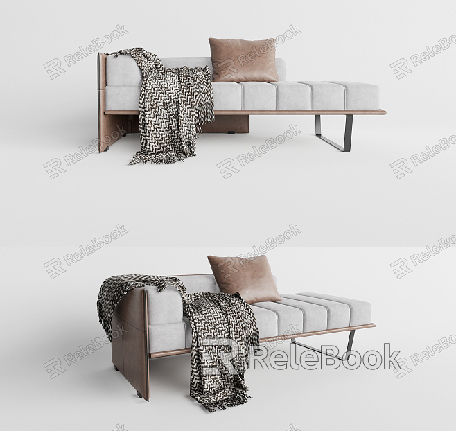 Modern chaise longue model