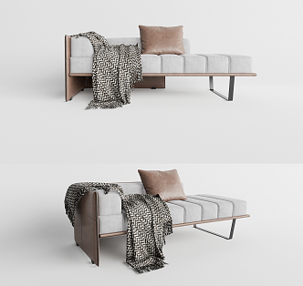 Modern chaise longue 3d model