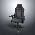 Racing Master Design Office Chair with Diamond Quilted Seat Backrest Armrests Five Star Base Casters