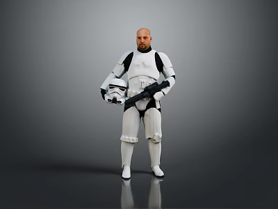 Science Fiction Warrior Future Warrior Next Generation Warrior Super Soldier Magic Warrior Super Soldier Science Fiction Soldier 3d model