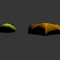 Yellow And Neon Green Recreational Kayaks With Seats And Storage Compartments