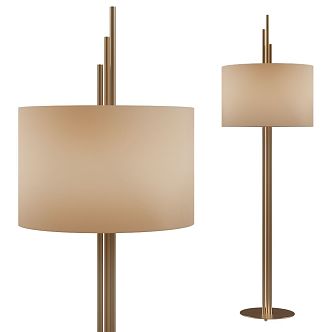 Italian Simple Floor Lamp Lantern 3d model