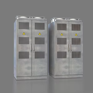 Electric cabinet electric control cabinet control cabinet control box electric box electric control box switch wiring intelligent control cabinet industrial equipment heat dissipation equipment 3d model