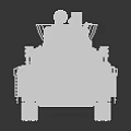 Modern Block Lego Tank Block Tank 3d model