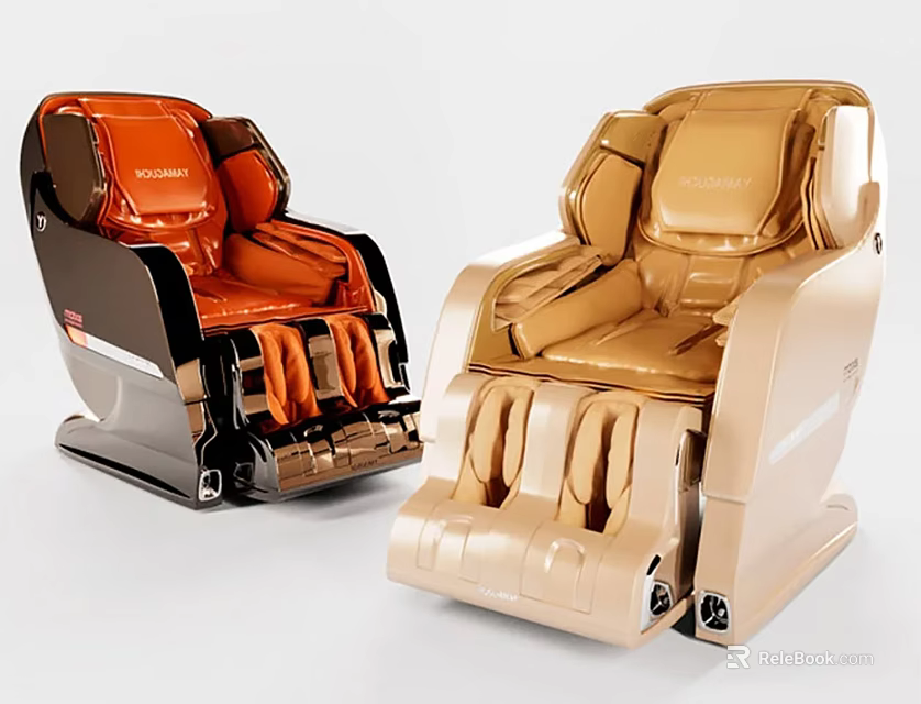 Modern Luxury Massage Chair With Ergonomic Design And Zero Gravity Functionality 3d model