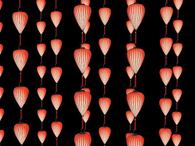 Chinese Lantern Simple Lantern 3d model