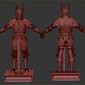 European armor armor suit armor suit 3d model